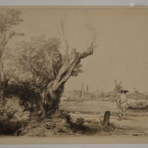 REMBRANDT VAN RIJN (1606-1669) - Charles AMAND-DURAND (1831-...