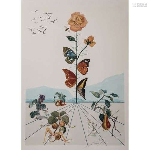 SALVADOR DALÍ (1904-1989) FLORDALI II, 1981 Lithographie en ...