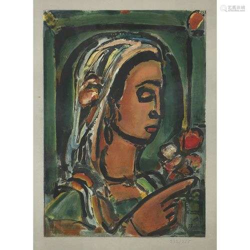 ROUAULT (D'APRÈS) LA SIBYLLE DE CUMES, 1928 Lithographie en ...