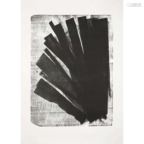 HANS HARTUNG (1904-1989) L 1973-58, 1973 Lithographie sur vé...