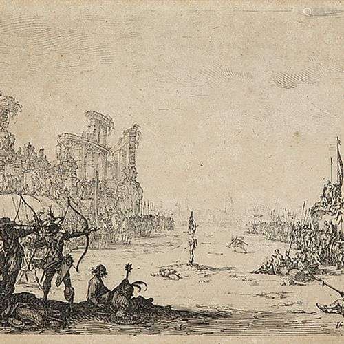 JACQUES CALLOT (1592-1635) LE MARTYRE DE SAINT SÉBASTIEN Eau...