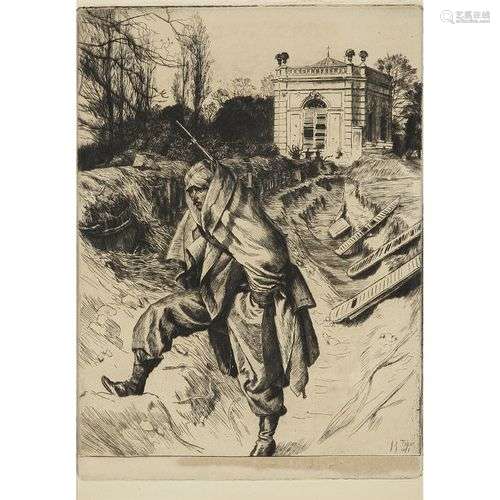 JAMES TISSOT (1836-1902) GRAND GARDE, planche du Souvenir du...