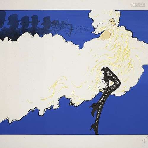 RENÉ GRUAU (1909-2004) LE LIDO Lithographie en couleurs sur ...