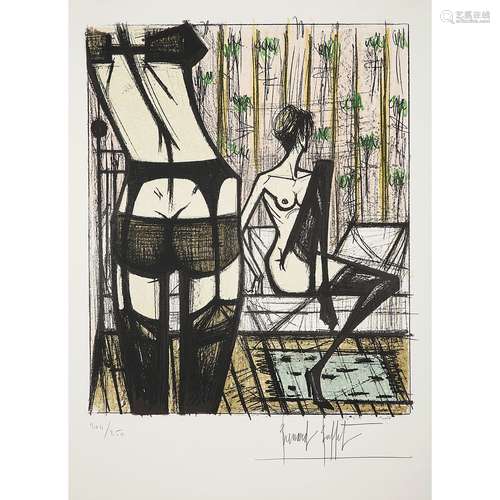 BERNARD BUFFET (1928-1999) JEUX DE DAMES, 1970 Album sous co...