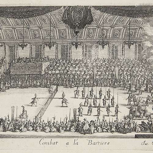 JACQUES CALLOT (1592-1635) LE COMBAT À LA BARRIÈRE : 9 planc...