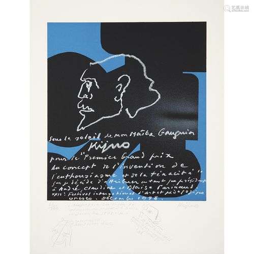 LADISLAS KIJNO (1921-2012) SANS TITRE Lithographie en couleu...