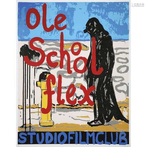 PETER DOIG (Né en 1959) STUDIO FILM CLUB/OLD SCHOLL FLEX Sér...