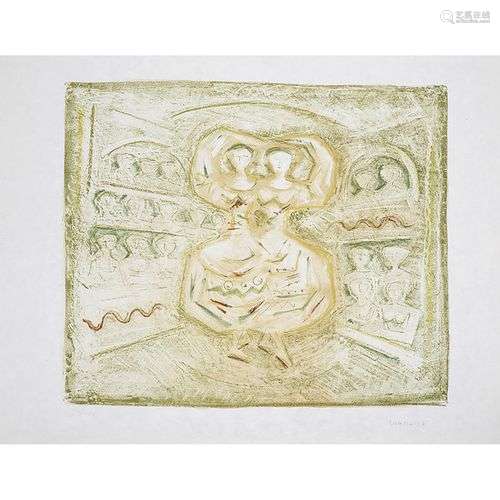 MASSIMO CAMPIGLI (1895-1971) DANZATRICI, 1965 Lithographie s...