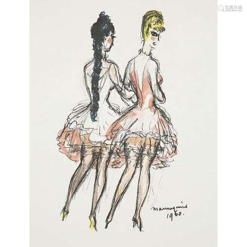 KEES VAN DONGEN (D'APRÈS) MANNEQUINS Impreesion offset sur p...