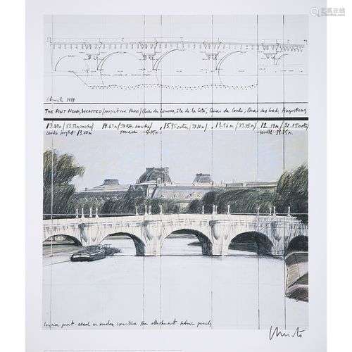 CHRISTO (1935-2020) ET JEANNE-CLAUDE (1935-2009) PONT NEUF W...