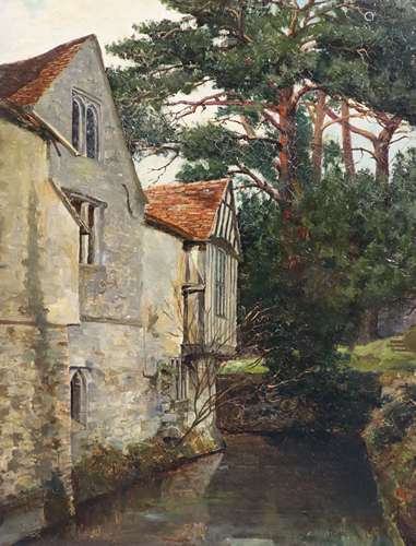 John Arthur Lomax (1857-1923), oil on canvas, Ightham Mote, ...