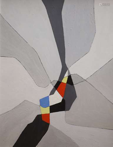 Elizabeth Goudge (1923-2020) oil on board, 'Electric Form', ...