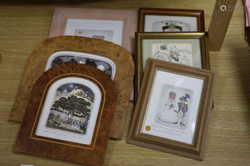 Graham Clarke, six assorted limited edition / artist's proof...