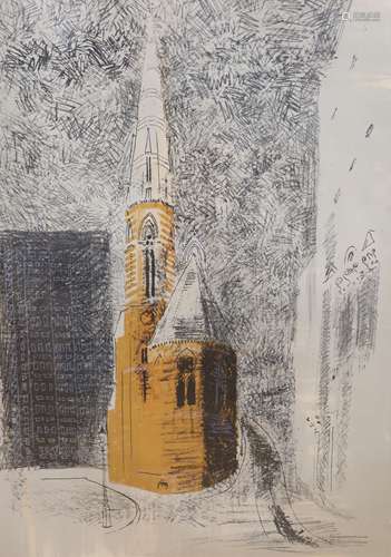 John Piper (1903-1992), limited edition print, St Marys, Pad...