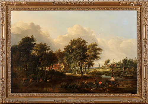 Landscape with stream