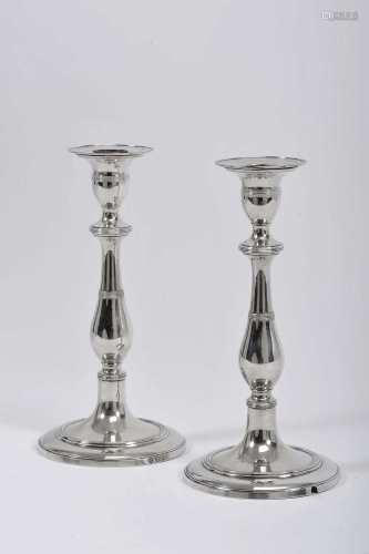 A pair of candlesticks