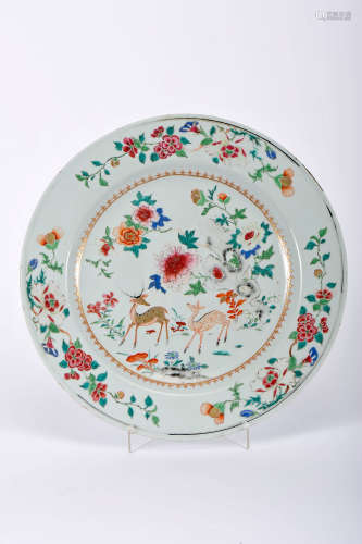 A large serving plate