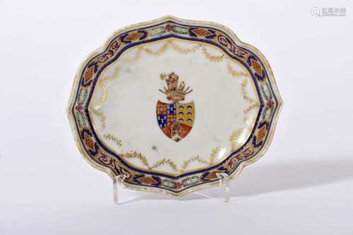 A scalloped small dish