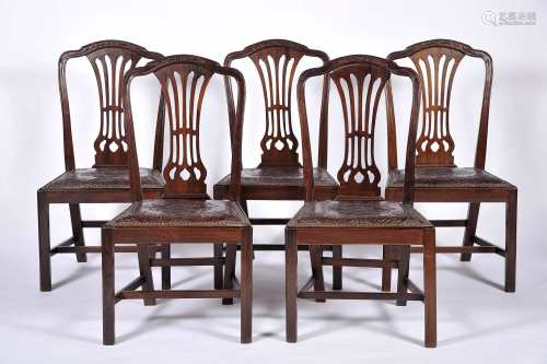 Set of ten chairs