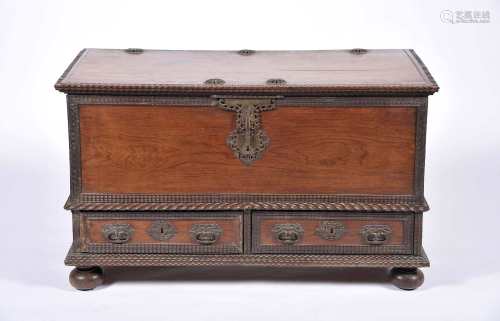 A chest with two drawers