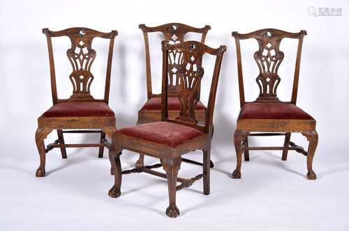 Set of four chairs