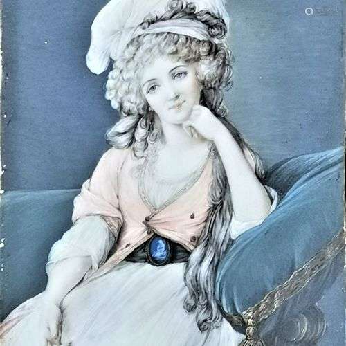 (VIGEE LE BRUN Elisabeth. 1755-1852) d'après.