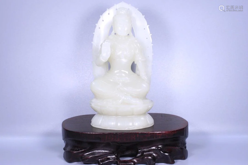 CHINESE HETIAN JADE GUANYIN