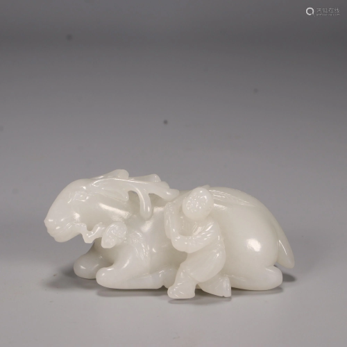 CHINESE HETIAN JADE ORNAMENT