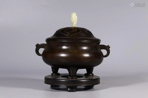 CHINESE BRONZE CENSER