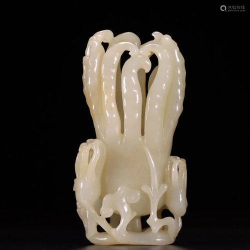 CHINESE HETIAN JADE ORNAMENT