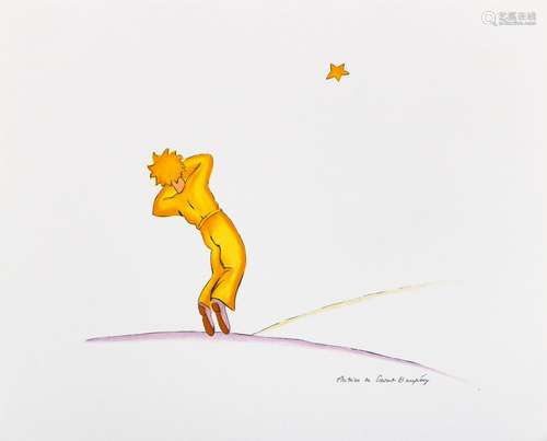 Antoine de SAINT EXUPERY (1900-1944) Le petit prince Lithogr...