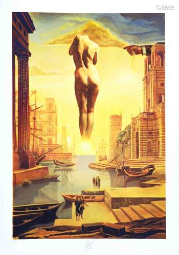 Salvador DALI (1904-1989) La Toison d'or Lithographie en cou...