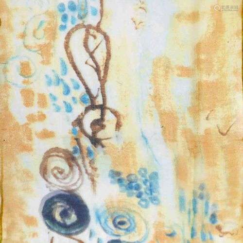 Gustave KLIMT (1862-1918) Femme sur un nuage Foulard 140 x 3...