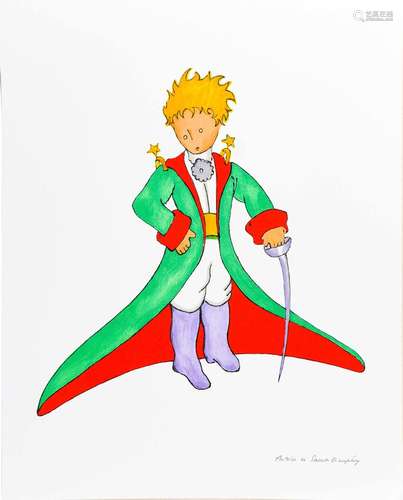 Antoine de SAINT EXUPERY (1900-1944) Le petit prince Lithogr...