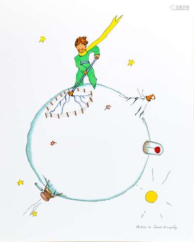 Antoine de SAINT EXUPERY (1900-1944) Le petit prince Lithogr...