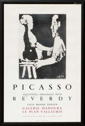 Pablo PICASSO (1881-1973), d'après Le sculpteur - 1967 Affic...