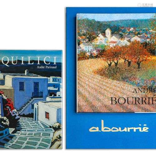 André BOURRIE (né en 1936) Dessins, pastels, peintures, lith...