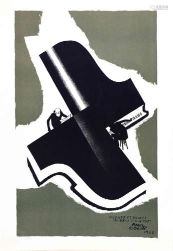 Paul COLIN (1892-1985) Le bœuf sur le toit - 1925 Lithograph...