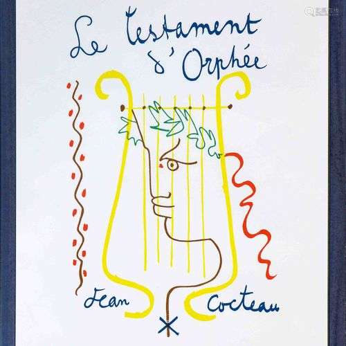 Jean COCTEAU (1889-1963) Le testament d'Orphée Lithographie ...