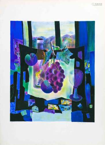 Tony AGOSTINI (1916-1990) La grappe de raisins Lithographie ...