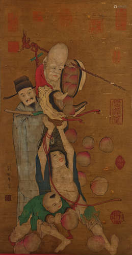 A Chinese Painting of Immortal by Liu Songnian