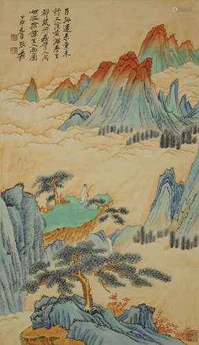 Chinese Landscape Painting by Zhang Daqian