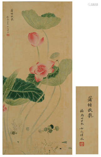 Chinese Flower Painting by Yun Bing