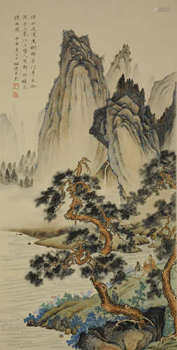 Chinese Landscape Painting by Chen Shaomei