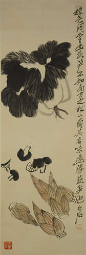 Chinese Flower Painting by Qi Baishi