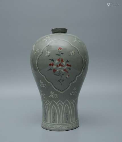 Korean Returning Celadon Meiping