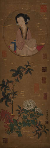 A Chinese Painting of Figure by Zhou Fang