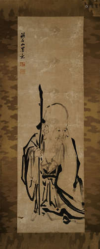 Chinese Figure Painting by Li Shan