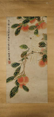 Chinese Flower-And-Bird Painting by Yu Jigao