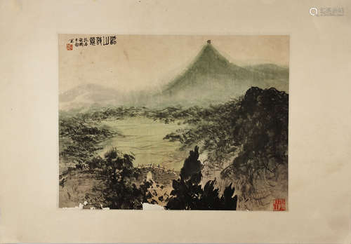 Chinese Landscape Painting by Fu Baoshi